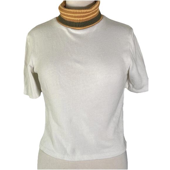 Zara Short Sleeved Turtleneck Medium - Picture 1 of 3